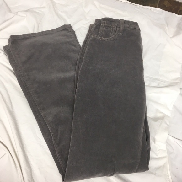 Not your daughters jeans gray corduroy, size 10